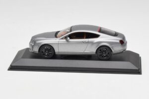 Bentley Continental GT Šedý S Černými Ráfky Minichamps 1:43 BENTLEY001 Kov