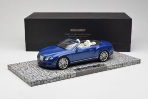 Bentley Continental GT Speed Kabriolet Modrý Minichamps 1:18 107139331 Kov – obrázek 6 z 6