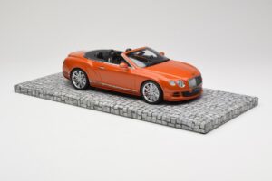 Bentley Continental GT Speed Kabriolet Orange Metallic Minichamps 1:18 107139430 Kov – obrázek 4 z 6