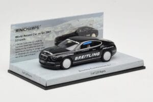Bentley Continental GT World Record Car on Ice Černý Minichamps 1:43 436139026-O Kov – obrázek 2 z 4