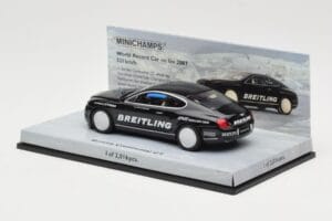Bentley Continental GT World Record Car on Ice Černý Minichamps 1:43 436139026-O Kov – obrázek 3 z 4