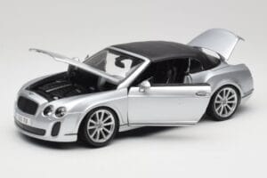 Bentley Continental Supersports Kabriolet 1. Generace Stříbrný Bburago 1:18 18-11037S Kov – obrázek 2 z 8
