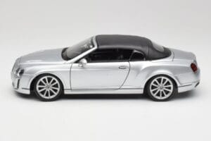 Bentley Continental Supersports Kabriolet 1. Generace Stříbrný Bburago 1:18 18-11037S Kov – obrázek 4 z 8