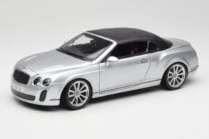 Bentley Continental Supersports Kabriolet 1. Generace Stříbrný Bburago 1:18 18-11037S Kov