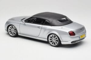 Bentley Continental Supersports Kabriolet 1. Generace Stříbrný Bburago 1:18 18-11037S Kov – obrázek 7 z 8