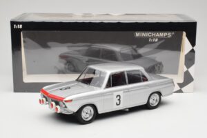 BMW 1800 TiSA #3 D. Glemser / J. Ickx 24 Hours of Spa 1965 Minichamps 1:18 155652903 Kov – obrázek 6 z 6