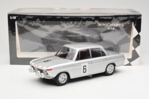 BMW 1800 TiSA #6 J. Munaron / K. Eppelein 24 Hours of Spa 1965 Minichamps 1:18 155652906 Kov – obrázek 6 z 6
