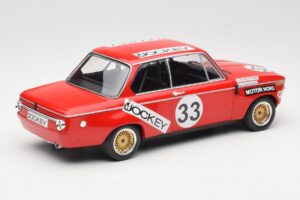 BMW 2002 Jockey Racing #33 B. Tobiasson / L. Nordstrom 6 Hours Nurburgring 1972 Minichamps 1:18 155722633 Kov – obrázek 2 z 6