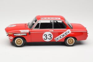 BMW 2002 Jockey Racing #33 B. Tobiasson / L. Nordstrom 6 Hours Nurburgring 1972 Minichamps 1:18 155722633 Kov – obrázek 3 z 6