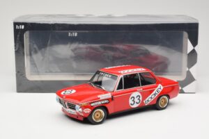 BMW 2002 Jockey Racing #33 B. Tobiasson / L. Nordstrom 6 Hours Nurburgring 1972 Minichamps 1:18 155722633 Kov – obrázek 6 z 6