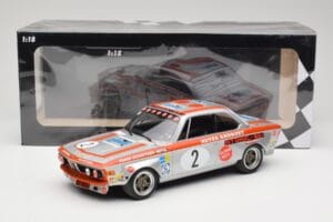 BMW 2800 CS E9 #2 Team Schnitzer J. Fitzpatrick / H. Heyer Winners Grand Prix Touring Cars Nurburgring 1972 Minichamps 1:18 1 – obrázek 6 z 6