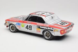 BMW 2800 CS E9 #49 Team Schnitzer G. Herzog / H. Heyer 24 Hours of Spa 1972 Minichamps 1:18 155722749 Kov – obrázek 5 z 6