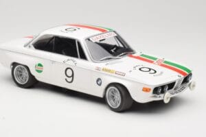 BMW 2800 CS E9 #9 Castrol BMW T. Moorkens / E. Haxhe 24 Hours of Spa 1971 Minichamps 1:18 155712709 Kov – obrázek 4 z 6