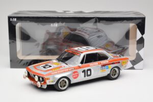 BMW 2800 CS Team Schnitzer #10 J. Fitzpatrick / J. Peltier Spa 1972 Minichamps 1:18 155722710 Kov – obrázek 6 z 6