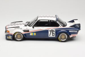 BMW 3.0 CSL E9 Garage Du Bac #76 P. Depnic / H. Coulon 24 Hours of Le Mans 1977 Minichamps 1:18 155772576 Kov – obrázek 3 z 6