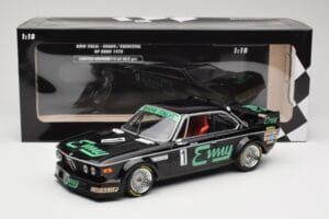 BMW 3.0 CSL E9 #1 F. Grano / P. Xhenceval GP Brno 1978 Minichamps 1:18 155782501 Kov – obrázek 6 z 6