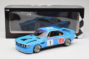 BMW 3.0 CSL E9 #1 Precision Liegeoise J. Peltier / C. Lafosse Winners 4 Hours Monza 1974 Minichamps 1:18 155742681 Kov – obrázek 6 z 6