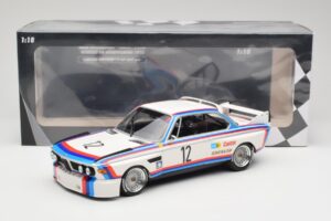 BMW 3.0 CSL E9 #12 BMW Motorsport C. Amon / H-J. Stuck Winners 6 Hours Nurburgring 1973 Minichamps 1:18 155732612 Kov – obrázek 6 z 6