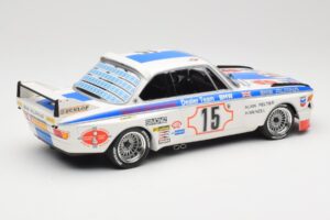 BMW 3.0 CSL E9 #15 BMW Alpina J. Peltier / H. Menzel 24 Hours of Spa 1973 Minichamps 1:18 155732695 Kov – obrázek 2 z 6