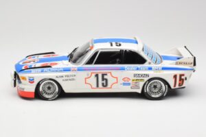 BMW 3.0 CSL E9 #15 BMW Alpina J. Peltier / H. Menzel 24 Hours of Spa 1973 Minichamps 1:18 155732695 Kov – obrázek 3 z 6