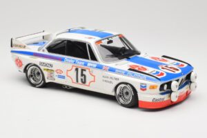 BMW 3.0 CSL E9 #15 BMW Alpina J. Peltier / H. Menzel 24 Hours of Spa 1973 Minichamps 1:18 155732695 Kov – obrázek 4 z 6
