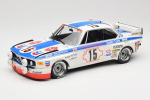BMW 3.0 CSL E9 #15 BMW Alpina J. Peltier / H. Menzel 24 Hours of Spa 1973 Minichamps 1:18 155732695 Kov