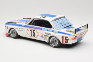 BMW 3.0 CSL E9 #15 BMW Alpina J. Peltier / H. Menzel 24 Hours of Spa 1973 Minichamps 1:18 155732695 Kov – obrázek 5 z 6