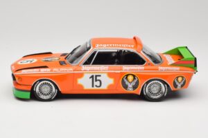BMW 3.0 CSL E9 #15 Jägermeister Racing N. Lauda / G. Joisten 6 Hours Nurburgring 1973 Minichamps 1:18 155732615 Kov – obrázek 3 z 6