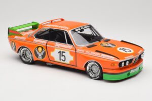 BMW 3.0 CSL E9 #15 Jägermeister Racing N. Lauda / G. Joisten 6 Hours Nurburgring 1973 Minichamps 1:18 155732615 Kov – obrázek 4 z 6