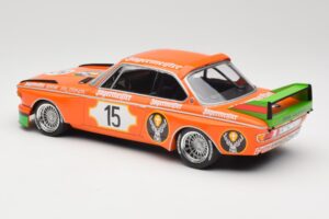 BMW 3.0 CSL E9 #15 Jägermeister Racing N. Lauda / G. Joisten 6 Hours Nurburgring 1973 Minichamps 1:18 155732615 Kov – obrázek 5 z 6