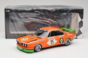 BMW 3.0 CSL E9 #15 Jägermeister Racing N. Lauda / G. Joisten 6 Hours Nurburgring 1973 Minichamps 1:18 155732615 Kov – obrázek 6 z 6