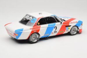 BMW 3.0 CSL E9 #2 Luigi Racing A. de Fierlant / P. Xhenceval Winners 24 Hours of Spa 1975 Minichamps 1:18 155752602 Kov – obrázek 2 z 6