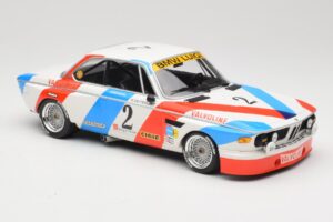BMW 3.0 CSL E9 #2 Luigi Racing A. de Fierlant / P. Xhenceval Winners 24 Hours of Spa 1975 Minichamps 1:18 155752602 Kov – obrázek 4 z 6