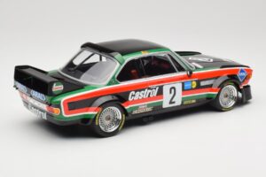 BMW 3.0 CSL E9 #2 Luigi Racing J-M. de Wael / A. de Fierlant Winners GP Nurburgring 1976 Minichamps 1:18 155762502 Kov – obrázek 2 z 6