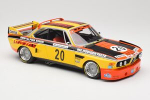 BMW 3.0 CSL E9 #20 BMW Faltz Alpina W. Werner / H. Schommers Norisring Trophy 1974 Minichamps 1:18 155742620 Kov – obrázek 4 z 6