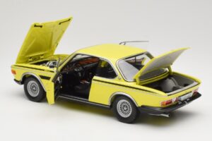 BMW 3.0 CSL E9 Žlutý Minichamps 1:18 80430137980 Kov – obrázek 5 z 8