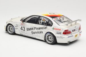 BMW 320i E46 #43 D. Muller WTCC 2005 AUTOart 1:18 80543 Kov – obrázek 5 z 6