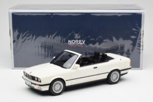 BMW 325i E30 Kabriolet Alpine Bílý Norev 1:18 183213 Kov – obrázek 6 z 6