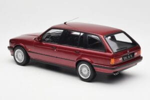 BMW 325i E30 Touring Červený Metallic Norev 1:18 183218 Kov – obrázek 5 z 6