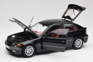 BMW 325Ti Compact E46 Černý Kyosho 1:18 80430024440 Kov – obrázek 2 z 7
