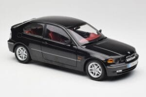 BMW 325Ti Compact E46 Černý Kyosho 1:18 80430024440 Kov – obrázek 5 z 7