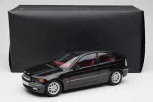BMW 325Ti Compact E46 Černý Kyosho 1:18 80430024440 Kov – obrázek 7 z 7