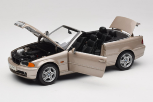 BMW 328i E46 Kabriolet Sand Beige Metallic Kyosho 1:18 80430009756 Kov – obrázek 2 z 9