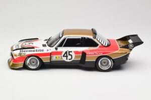 BMW 3.5 CSL E9 #45 Hermetite T. Walkinshaw / J. Fitzpatrick 24 Hours of Le Mans 1976 Minichamps 1:18 155762645 Kov – obrázek 3 z 6