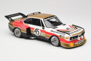 BMW 3.5 CSL E9 #45 Hermetite T. Walkinshaw / J. Fitzpatrick 24 Hours of Le Mans 1976 Minichamps 1:18 155762645 Kov – obrázek 4 z 6