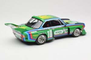 BMW 3.5 CSL E9 Schnitzer #10 D. Quester / R. Peterson 6 Hours Watkins Glen 1976 Minichamps 1:18 155762610 Kov – obrázek 2 z 6