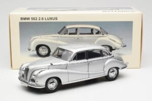 BMW 502 2.6 Luxus Super Stříbrný AUTOart 1:18 70593 Kov – obrázek 8 z 8