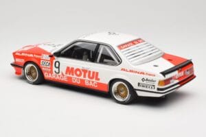 BMW 635 CSi E24 #9 Hollinger / P. Giroix Garage du Bac 24 Hours of Spa 1984 Minichamps 1:18 155842509 Kov – obrázek 5 z 6
