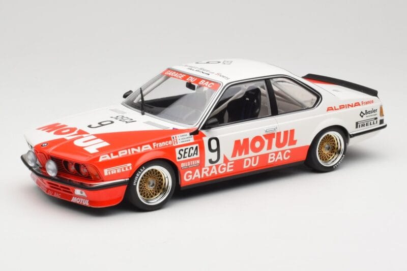 BMW 635 CSi E24 #9 Hollinger / P. Giroix Garage du Bac 24 Hours of Spa 1984 Minichamps 1:18 155842509 Kov