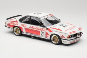 BMW 635CSi E24 Team Brun Motorsport #21 H. Grohs / T. Boutsen Spa 24 Hours 1985 Minichamps 1:18 155852521 Kov – obrázek 4 z 6